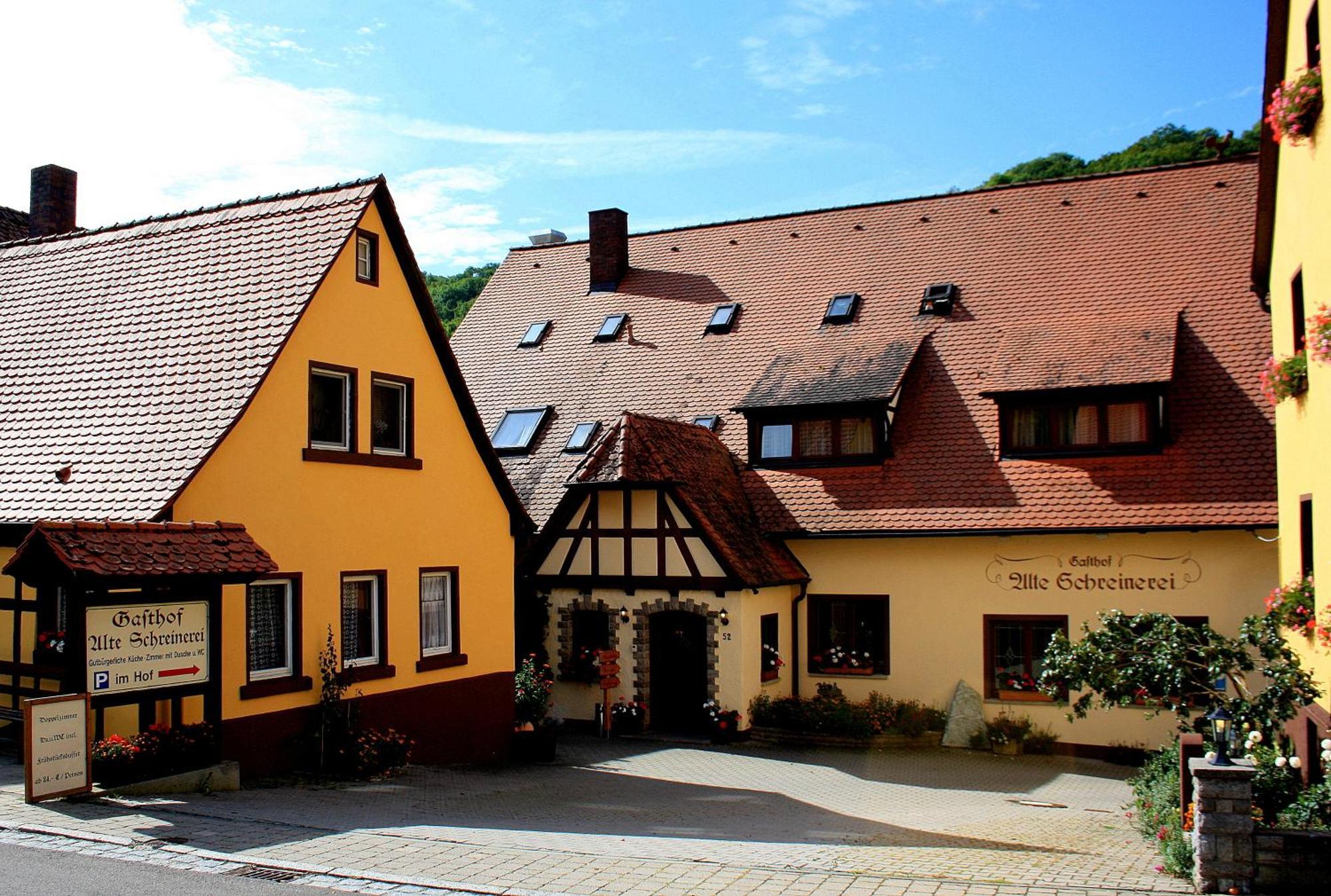 Gasthof Alte Schreinerei Rothenburg ob der Tauber Exterior foto